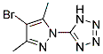 5-(4-BROMO-3,5-DIMETHYL-1H-PYRAZOL-1-YL)-1H-TETRAZOLE CAS#: 1020248-97-8