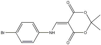5-[(4-Bromophenylamino)methylene]-2,2-dimethyl-1,3-dioxane-4,6-dione ,98% CAS#: 187278-01-9