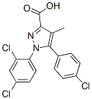 5-(4-CHLOROPHENYL)-1-(2,4-DICHLOROPHENYL)-4-METHYLPYRAZOLE-3-CARBOXYLICACID CAS#: 183232-62-4