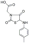 (5-[(4-METHYLPHENYL)AMINO]-2,4-DIOXO-1,3-THIAZOLIDIN-3-YL)ACETIC ACID CAS#: 1008380-11-7