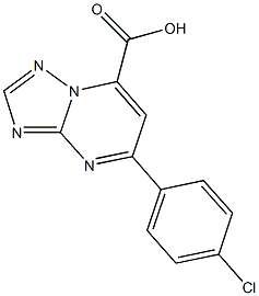 5-(4-chlorophenyl)-[1,2,4]triazolo[1,5-a]pyrimidine-7-carboxylic acid CAS#: 1018143-17-3