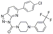 (5-(4-chlorophenyl)-3H-[1,2,3]triazolo[4,5-b]pyridin-3-yl)(4-(3-(trifluoroMethyl)phenyl)piperazin-1-yl)Methanone CAS#: 1072874-79-3