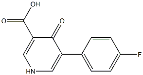 5-(4-fluorophenyl)-4-oxo-1,4-dihydropyridine-3-carboxylic acid CAS#: 1052114-81-4
