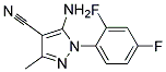 5-AMINO-1-(2,4-DIFLUOROPHENYL)-3-METHYL-1H-PYRAZOLE-4-CARBONITRILE CAS#: 1020057-92-4