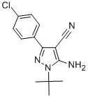 5-AMINO-1-(TERT-BUTYL)-3-(4-CHLOROPHENYL)-1H-PYRAZOLE-4-CARBONITRILE CAS#: 180903-14-4