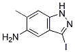 5-AMINO-3-IODO-6-METHYL (1H)INDAZOLE CAS#: 1000343-40-7
