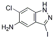 5-AMINO-6-CHLORO-3-IODO (1H)INDAZOLE CAS#: 1000342-50-6