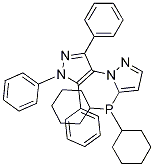 5-[BIS(CYCLOHEXYL)PHOSPHINO]-1',3',5'-TRIPHENYL-1,4'-BI-1H-PYRAZOLE CAS#: 1021176-69-1