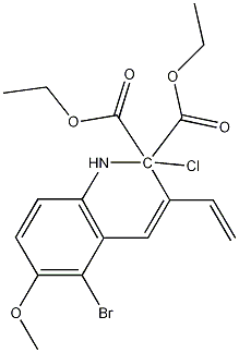 5-BROMO-2-CHLORO-6-METHOXY-3-(2,2-DIETHOXYCARBONYL)VINYLQUINOLINE CAS#: 1031929-09-5