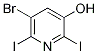 5-BROMO-2,6-DIIODOPYRIDIN-3-OL CAS#: 1040682-54-9