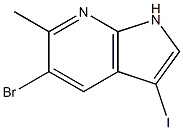 5-BROMO-3-IODO-6-METHYL-7-AZAINDOLE CAS#: 1000343-82-7