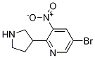 5-BroMo-3-nitro-2-(pyrrolidin-3-yl)pyridine CAS#: 1020253-22-8