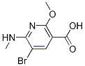 5-Bromo-2-methoxy-6-(methylamino)nicotinic acid CAS#: 187480-17-7