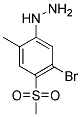 5-Bromo-2-methyl-4-methylsulfonylphenylhydrazine CAS#: 1000018-33-6