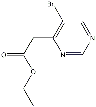 (5-Bromo-pyrimidin-4-yl)-acetic acid ethyl ester CAS#: 185030-22-2