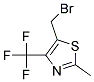 5-(Bromomethyl)-2-methyl-4-(trifluoromethyl)-1,3-thiazole CAS#: 1000339-73-0