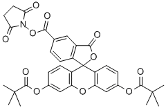 5-CARBOXYFLUORESCEIN DIPIVALATE N-HYDROXYSUCCINIMIDE ESTER CAS#: 186032-65-5