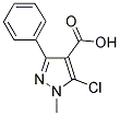5-CHLORO-1-METHYL-3-PHENYL-1H-PYRAZOLE-4-CARBOXYLIC ACID CAS#: 191419-14-4