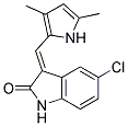 5-CHLORO-3-[(3,5-DIMETHYLPYRROL-2-YL)METHYLENE]-2-INDOLINONE CAS#: 1055412-47-9