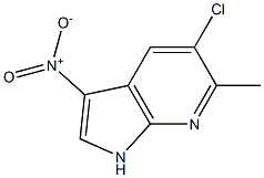 5-CHLORO-6-METHYL-3-NITRO-7-AZAINDOLE CAS#: 1000340-15-7