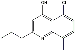 5-CHLORO-8-METHYL-2-PROPYL-4-QUINOLINOL CAS#: 1070880-11-3