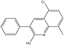 5-CHLORO-8-METHYL-3-PHENYL-2-QUINOLINOL CAS#: 1031928-28-5