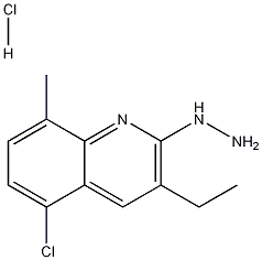5-Chloro-3-ethyl-2-hydrazino-8-methylquinoline hydrochloride CAS#: 1017116-92-5