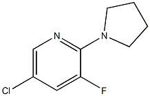 (5-Chloro-3-fluoro-2-pyridinyl)pyrrolidine CAS#: 1020253-18-2