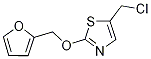 5-ChloroMethyl-2-(furan-2-ylMethoxy)-thiazole, 98+% C9H8ClNO2S, 分子量 229.69 CAS#: 1065484-88-9