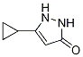 5-Cyclopropyl-1,2-dihydro-3H-pyrazol-3-one CAS#: 199125-36-5