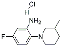 5-FLUORO-2-(3-METHYLPIPERIDIN-1-YL)ANILINE HYDROCHLORIDE CAS#: 1052529-99-3