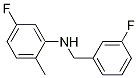 5-Fluoro-N-(3-fluorobenzyl)-2-Methylaniline, 97% CAS#: 1019568-49-0