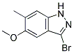 5-METHOXY-3-BROMO-6-METHYL (1H)INDAZOLE CAS#: 1000343-66-7
