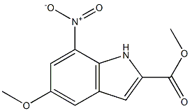5-METHOXY-7-NITRO-2-INDOLECARBOXYLIC ACID METHYL ESTER CAS#: 1000341-42-3