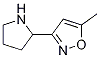 5-METHYL-3-PYRROLIDIN-2-YLISOXAZOLE CAS#: 1000932-34-2