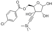5-O-(P-CHLOROBENZOYL)-3-C-(2-TRIMETHYLSILYLETHYNYL)-D-RIBOFURANOSE CAS#: 199787-18-3
