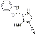 5-amino-1-(1,3-benzoxazol-2-yl)-2,3-dihydro-1H-pyrazole-4-carbonitrile CAS#: 1033463-25-0