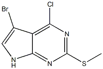 5-broMo-4-chloro-2-(Methylthio)-7H-Pyrrolo[2,3-d]pyriMidine CAS#: 183274-54-6