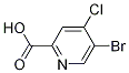 5-broMo-4-chloropyridine-2-carboxylic acid CAS#: 1060802-25-6