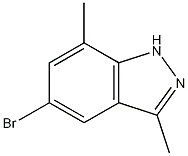5-bromo-3,7-dimethyl-1H-indazole CAS#: 1031417-71-6