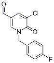 5-chloro-1-(4-fluorobenzyl)-6-oxo-1,6-dihydro-3-pyridinecarbaldehyde CAS#: 1033463-22-7