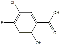 5-chloro-4-fluoro-2-hydroxybenzoic acid CAS#: 189283-52-1