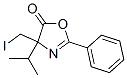 5(4H)-Oxazolone,  4-(iodomethyl)-4-(1-methylethyl)-2-phenyl- CAS#: 182176-14-3