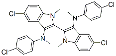 5,5'-DICHLORO-N3,N3'-BIS(4-CHLOROPHENYL)-N3,N3',1,1'-TETRAMETHYL-1H,1'H-2,2'-BIINDOLE-3,3'-DIAMINE CAS#: 180140-17-4