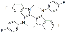 5,5'-DIFLUORO-N3,N3'-BIS(4-FLUOROPHENYL)-N3,N3',1,1'-TETRAMETHYL-1H,1'H-2,2'-BIINDOLE-3,3'-DIAMINE CAS#: 180140-14-1