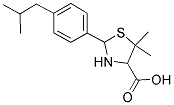 5,5-DIMETHYL-2-(4-(2-METHYLPROPYL)PHENYL)-1,3-THIAZOLIDINE-4-CARBOXYLIC ACID CAS#: 1041870-96-5