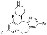 5H-Benzo[5,6]cyclohepta[1,2-b]pyridine, 3,10-dibroMo-8-chloro-6,11-dihydro-11-(4-piperidinyl)-, (11R)- CAS#: 193276-49-2