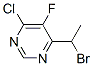 6-(1-BROMO-ETHYL)-4-CHLORO-5-FLUOROPYRIMIDINE CAS#: 188416-30-0