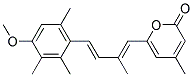 6-[(1E, 3E)-4-(4-METHOXY-2,3,6-TRIMETHYLPHENYL)-2-METHYL-1,3-BUTADIEN-1-YL]-4-METHYL-2H-PYRAN-2-ONE CAS#: 1076198-46-3