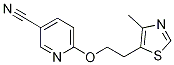 6-[2-(4-methyl-1,3-thiazol-5-yl)ethoxy]nicotinonitrile CAS#: 1016875-35-6